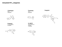 Anti-platelet P2Y12 antagonists PPT Slide