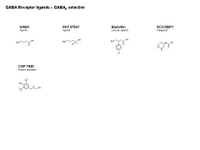 GABA Receptor ligands - GABA-B selective PPT Slide
