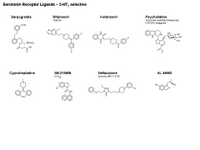Serotonin Receptor ligands - 5-HT2 selective PPT Slide