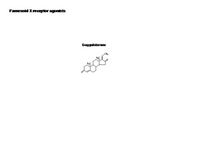Farnezoid X receptor antagonists PPT Slide