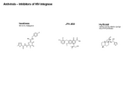 Antivirals - Inhibitors of HIV integrase PPT Slide