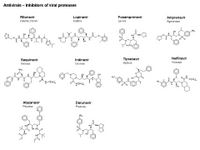 Antivirals - Inhibitors of viral protease PPT Slide